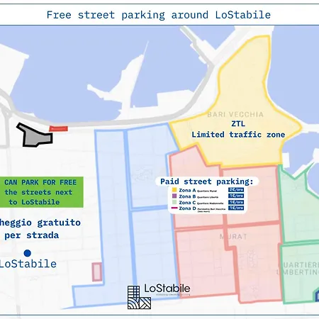 Vendégház Lostabile & Coworking Bari